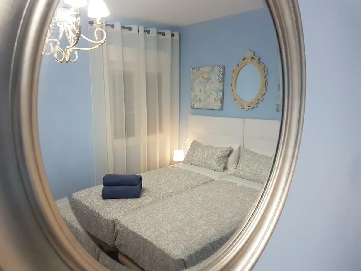 Blue Flat Center With Terrace Apartment Malaga Spain
